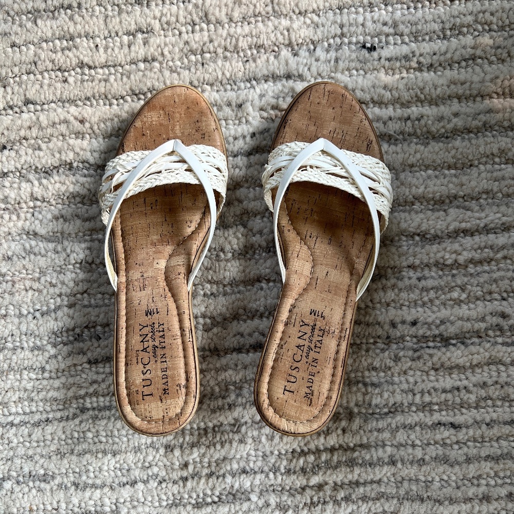 Tuscany Easy Street Women's Wedge Sandals, size 11